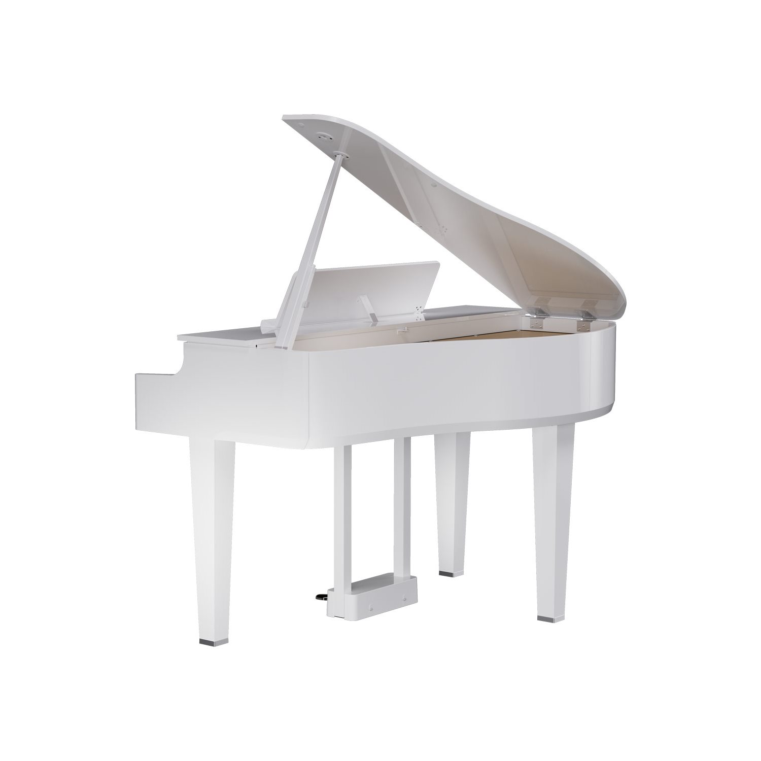 ROLAND GP 6 Digital Baby Grand Piano Polished White