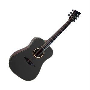 JAY TURSER - Dreadnought FORMAT 3 / 4 - FINI SATIN - NOIR