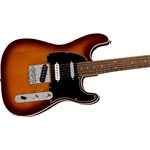 FENDER - Paranormal Custom Nashville Stratocaster®, Touche en laurier, Pickguard noir - Chocolate 2-Color Sunburst