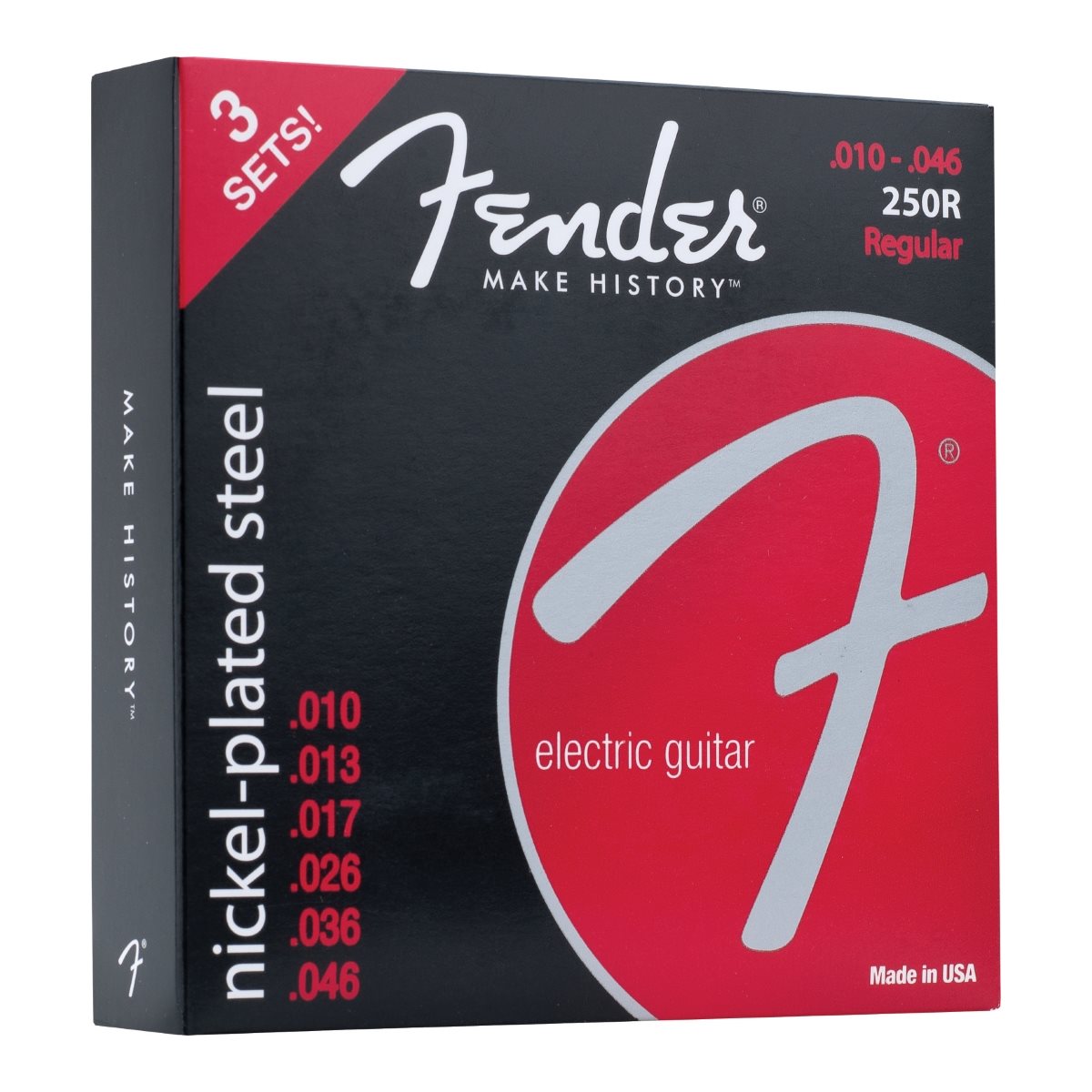 FENDER - Super 250R NPS Ball End Strings - 10-46 - 3 pack