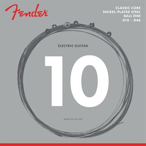 FENDER - CLASSIC CORE - CORDES DE GUITARE ÉLECTRIQUE Acier Nickelé - BALL ENDS - 9-42 