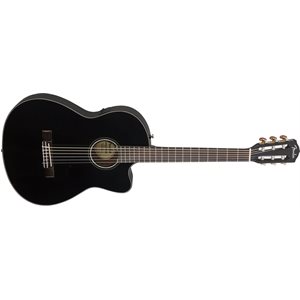 FENDER - Thinline CLASSICAL Guitar - Black