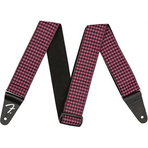 FENDER - HOUNDSTOOTH JACQUARD STRAP - Pink