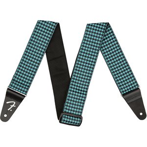 FENDER - HOUNDSTOOTH JACQUARD STRAP - Teal