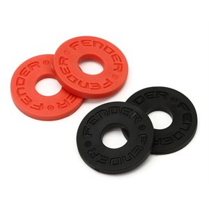 FENDER - STRAP BLOCKS - Noir et Rouge