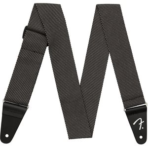 FENDER - 2" MODERN TWEED STRAP - Gray and Black