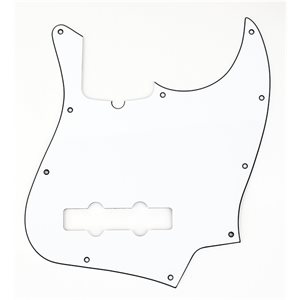 Fender - American Standard Jazz Bass Pickguard - gaucher - blanc