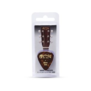 MARTIN - Médiators de guitare Light .46mm - ensemble de 12 pick