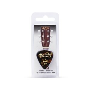 MARTIN - Médiators pour guitare, hard .96MM - ensemble de 12 pick