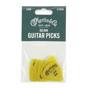 MARTIN - Delrin Picks - Jaune .73mm - ensemble de 12 