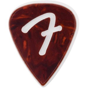 FENDER - F GRIP 351 PICKS - ensemble de 12 pick - shell