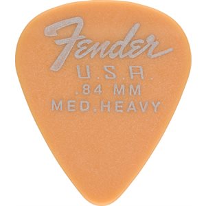 FENDER - DURA TONE DELRIN PICK - 351-SHAPE - 0.84mm - ensemble de 12 pick - Butterscotch Blonde