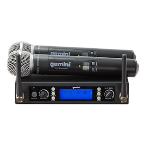 GEMINI - UHF-6200M-R2 - SYSTÈME DE DOUBLE MICROPHONE SANS FIL