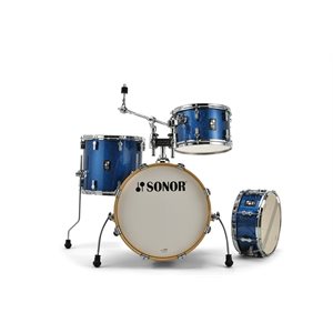 Sonor - ensemble de batterie AQX JAZZ 4-PIÈCES - Blue Ocean Sparkle