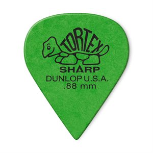 DUNLOP - 412-088 - TORTEX® SHARP PICK .88MM - ensemble de 12