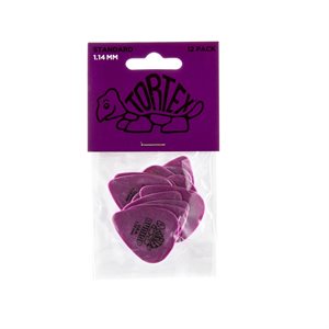 DUNLOP - 1.14mm Tortex PICK - ensemble de 12 pick