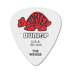 DUNLOP - 424-050 - TORTEX® WEDGE PICK .50MM - ensemble de 12