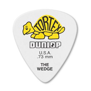 DUNLOP - 424-073 - TORTEX® WEDGE PICK .73MM - ensemble de 12