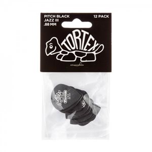 DUNLOP - TORTEX JAZZ III - 0.88MM - ensemble de 12 pick