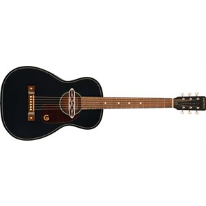 GRETSCH - Deltoluxe Parlour, Touche Noyer, Pickguard écaille de Tortue - Black Top