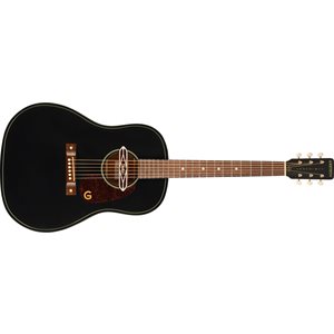 GRETSCH - Deltoluxe Dreadnought, Touche Noyer, Pickguard écaille de Tortue - Black Top