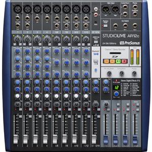 PRESONUS - Mixeur Hybride StudioLive® AR12c - Bleu