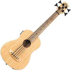 KALA - U-Bass Bamboo Ukulélé basse électro-acoustique - Naturel