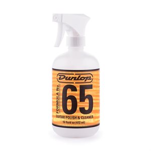 DUNLOP - FORMULA 65 POLISH ET NETTOYANT POUR GUITARE - BOUTEILLE 16 ONZES