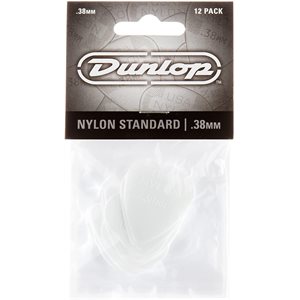 DUNLOP - NYLON STANDARD 0.38MM - ensemble de 12 pick