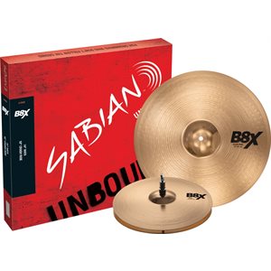 SABIAN - 45002X - B8X 2-Pack - 14'' Hats, 18'' Crash Ride