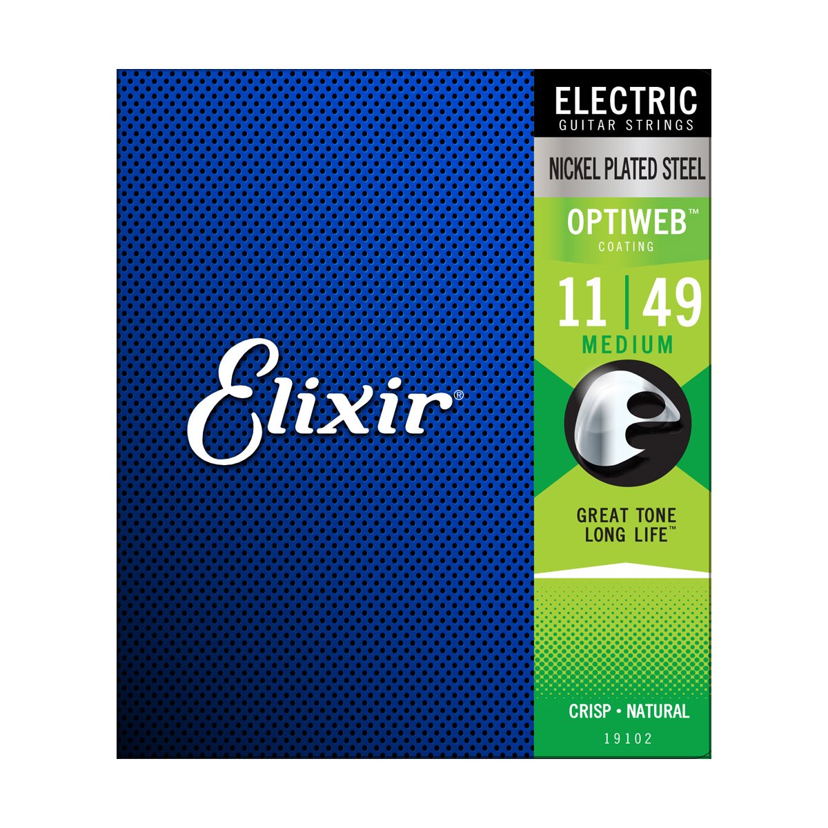 ELIXIR - 19102 - Electric Guitar Strings - Optiweb - 11-49