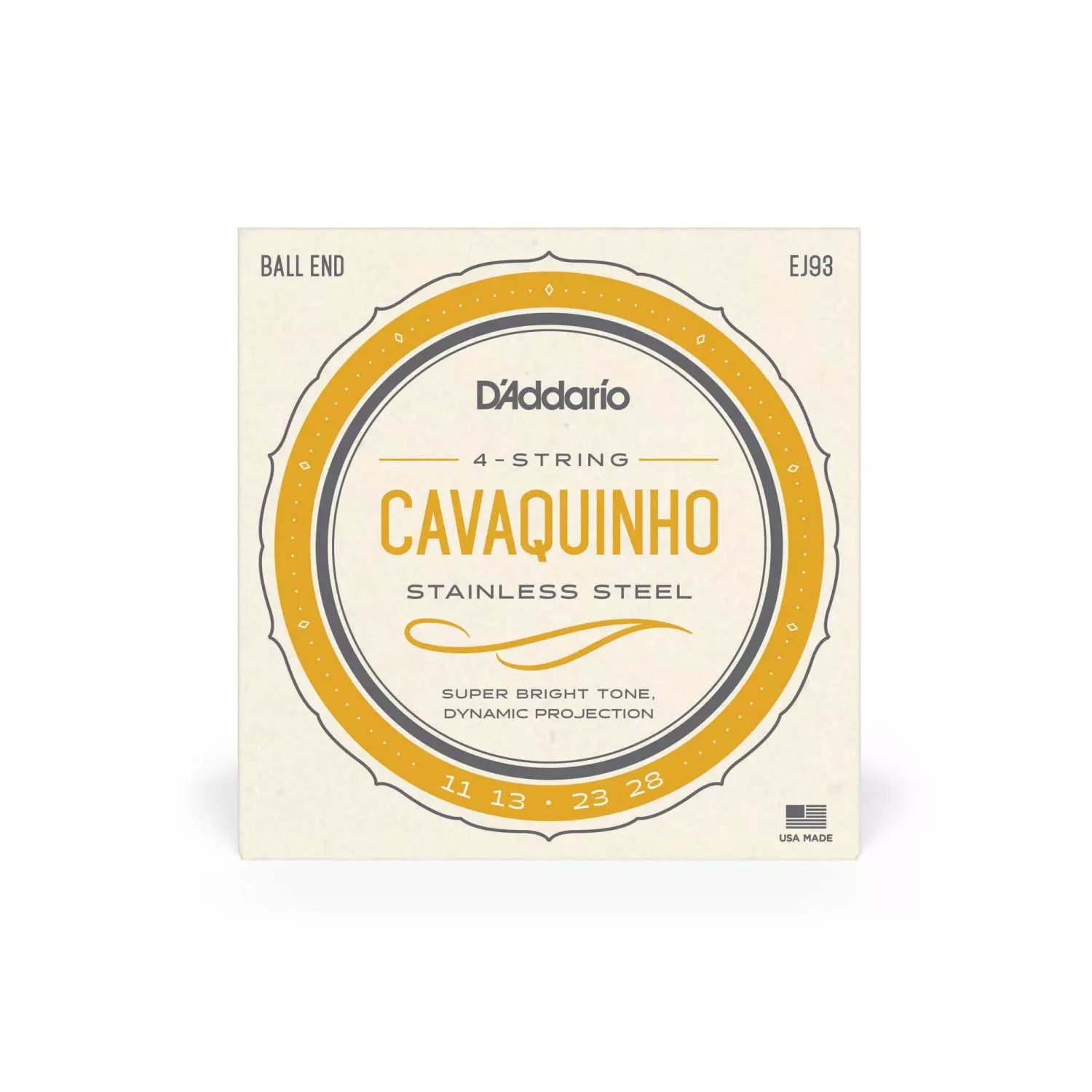 D'ADDARIO - EJ93 - Cavaquinho Jeu de 4 cordes