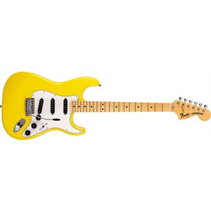 FENDER - Limited International Color Stratocaster®, Touche en érable, fabriquée au Japon - Monaco Yellow