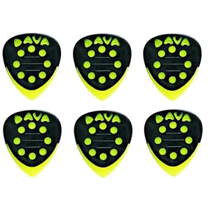 DAVA - D6924 - Picks en nylon - paquet de 6