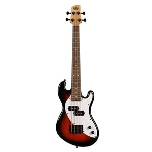 KALA - U * BASS en corps solide 4 cordes - Tobacco Burst