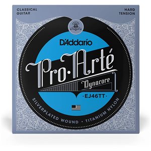 D'ADDARIO - PRO ARTE - CORDES DE GUITARE CLASSIQUE - DYNACORE - tension forte