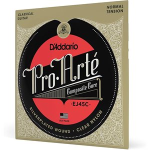 D'ADDARIO - EJ45C - Composite Core Classical Guitar Strings - NORMAL TENSION