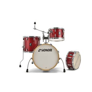 SONOR - ensemble de batterie AQX Jazz 4-pièces - red moon sparkle