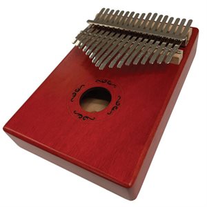 BEAVER CREEK - KALIMBA 17 notes - TRANS RED