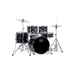 MAPEX - Ensemble de batterie Comet 5 pièces (18,10,12,14,SD) avec cymbales et quincailleries - Dark Black