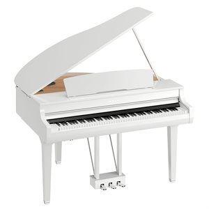 YAMAHA - CSP295G PWH - Piano à queue numérique Clavinova avec banc - Blanc poli