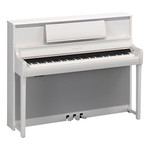 YAMAHA - CSP295 PWH - Piano numérique Clavinova avec banc - Blanc poli