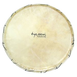 TYCOON - Peau de djembé accordable - Peau de chèvre - 10''