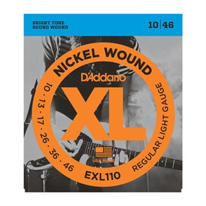 D'ADDARIO - EXL110 - cordes pour guitare électrique Nickel Wound - 10-46