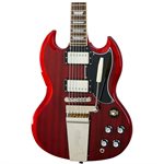 EPIPHONE - Guitare électrique SG Standard '61 Maestro Vibrola - Vintage Cherry