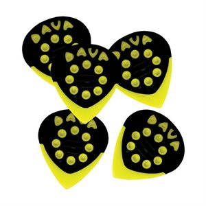 DAVA - D9124 - Picks Jazz Grips en nylon - Pack de 6