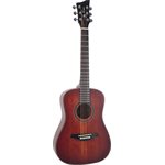 JAY TURSER - DREADNOUGHT FORMAT 1 / 2 - FINI SATIN - ROUGE