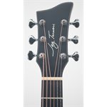 JAY TURSER - JTA54F-LX-BLACK - Guitare acoustique folk HPL pleine grandeur - Quilted Satin Black