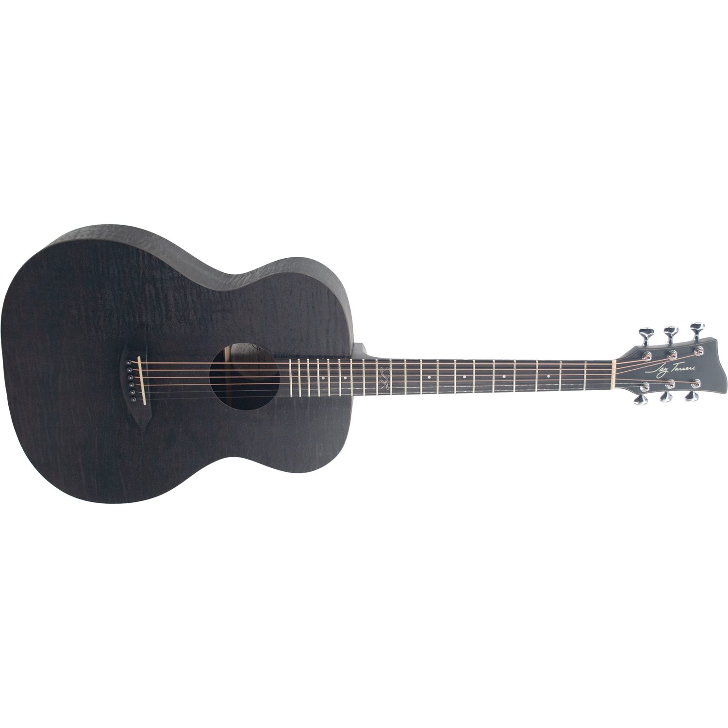 JAY TURSER - JTA54F-LX-BLACK - Guitare acoustique folk HPL pleine grandeur - Quilted Satin Black