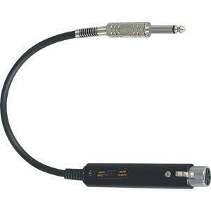 LEEM - MT60 - XLR femelle avec transformateur vers 1 / 4" mâle